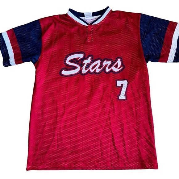 Dynamic Team Sports Other - Stars "7" Classic Red White & Blue Jersey - Size Adult Large